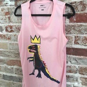 Basquiat Dino Crown Top